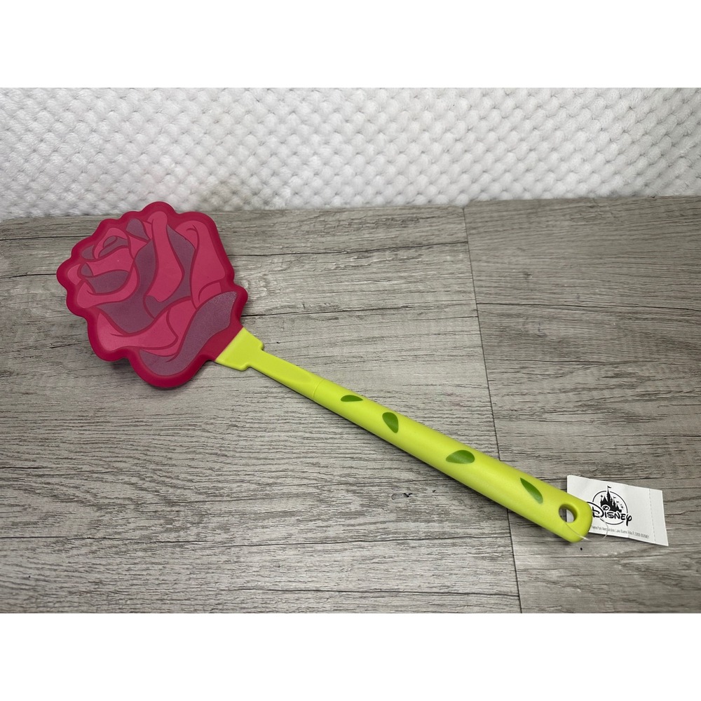 NWT Disney Beauty and the Beast Rose Spatula 13.5"‎